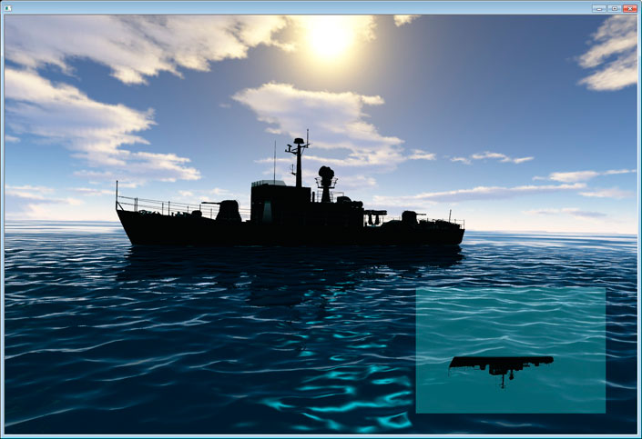 Рендеринг волн - Triton Ocean SDK